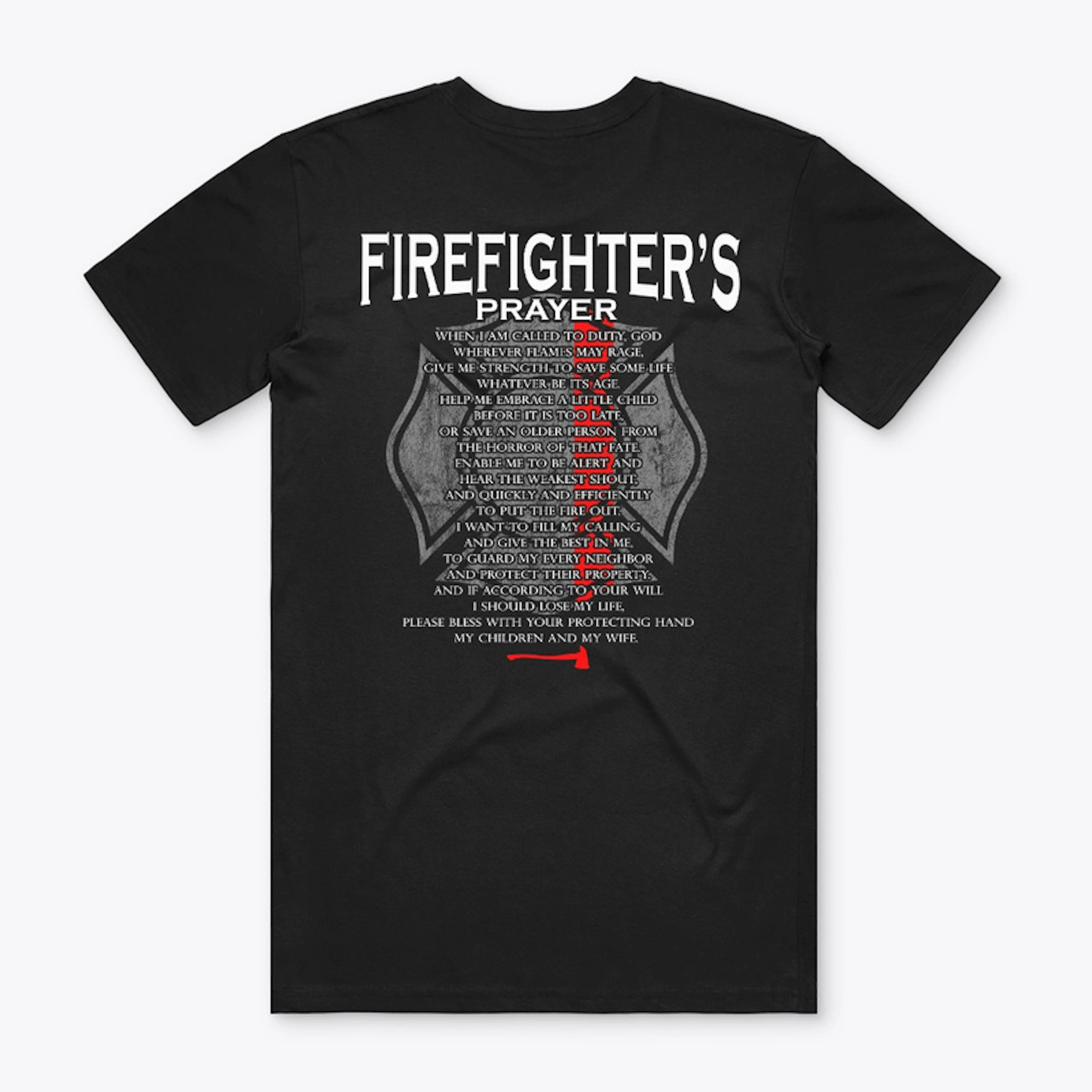 Firefighters Prayer Thin Red Line