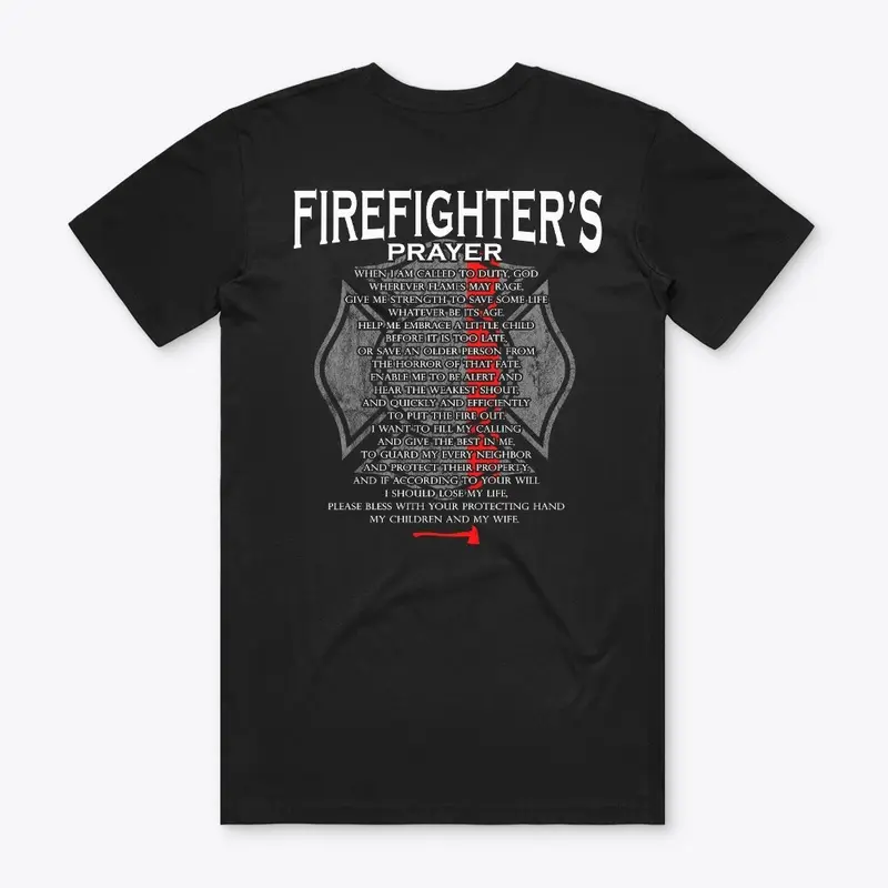 Firefighters Prayer Thin Red Line