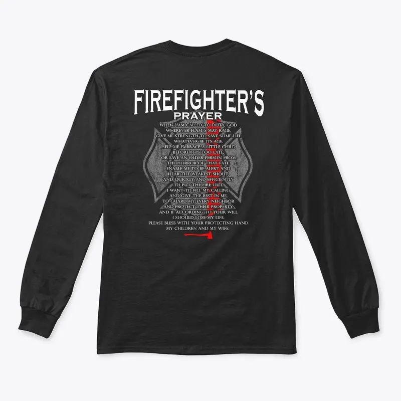 Firefighters Prayer Thin Red Line